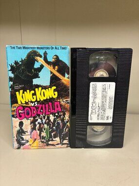 King Kong vs. Godzilla VHS (1987) GoodTimes Entertainment Kaiju Horror Classic